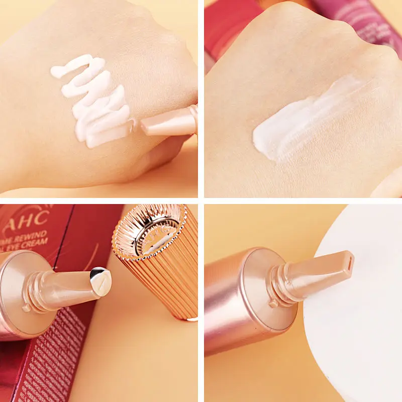 Корейская косметика AHC Ageless Real Eye Cream for Face 30мл Сезон 8 Антивозрастной уход за кожей вокруг глаз, увлажнение и борьба с темными кругами.