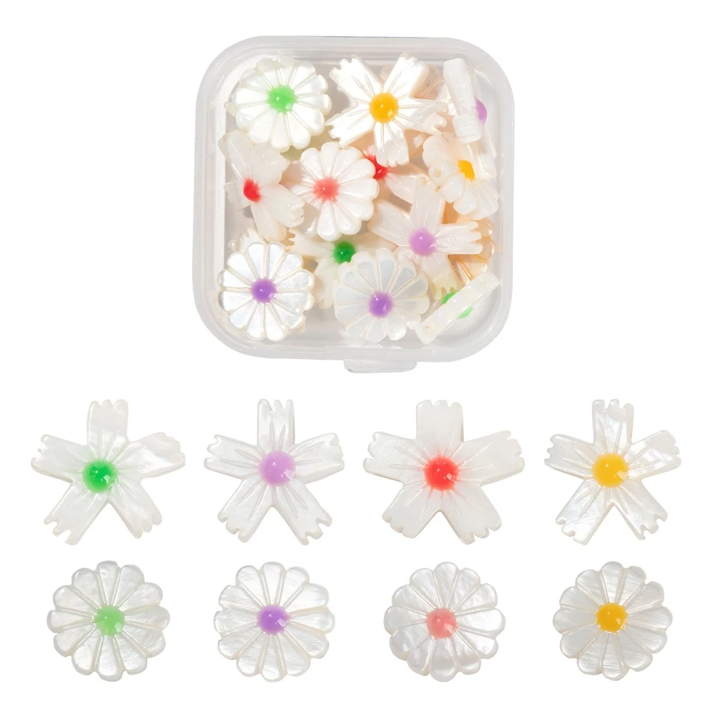 

Бусины для браслетов и ожерелий, 16-40 шт.