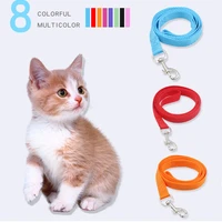 1 pcs puppy traction rope 1 2m pet chest leash walking dog rope buckle dog harness collar leash for small medium dog accessories
