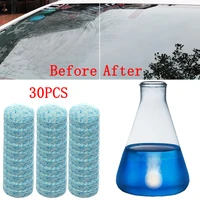30pcs car solid cleaner effervescent tablets car window windshield glass cleaning spray cleaner auto washing accessories