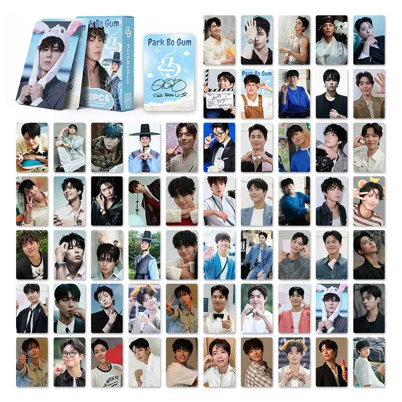 Набор из 92 карточек Park Bo Gum Lomo: 60 HD фотокарточек, 32 стикера, портретные фотокарточки корейских актеров, коллекционный подарок для фанатов (art.: 3920dbca344b4) - 3920dbca344b4