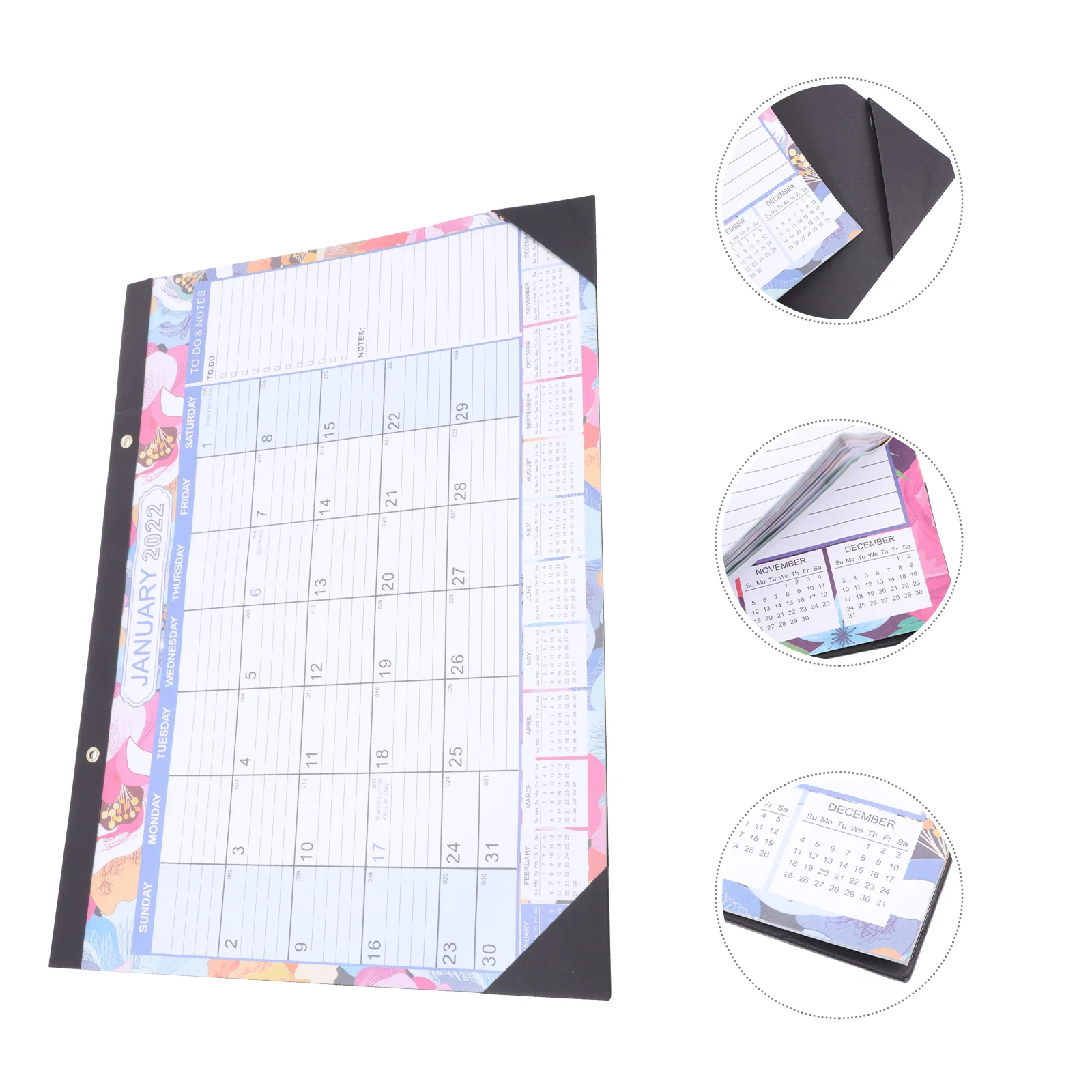 

1Pc Decorative Practical Convenient 2022 Calendar Hanging Calendar for Home Study Office