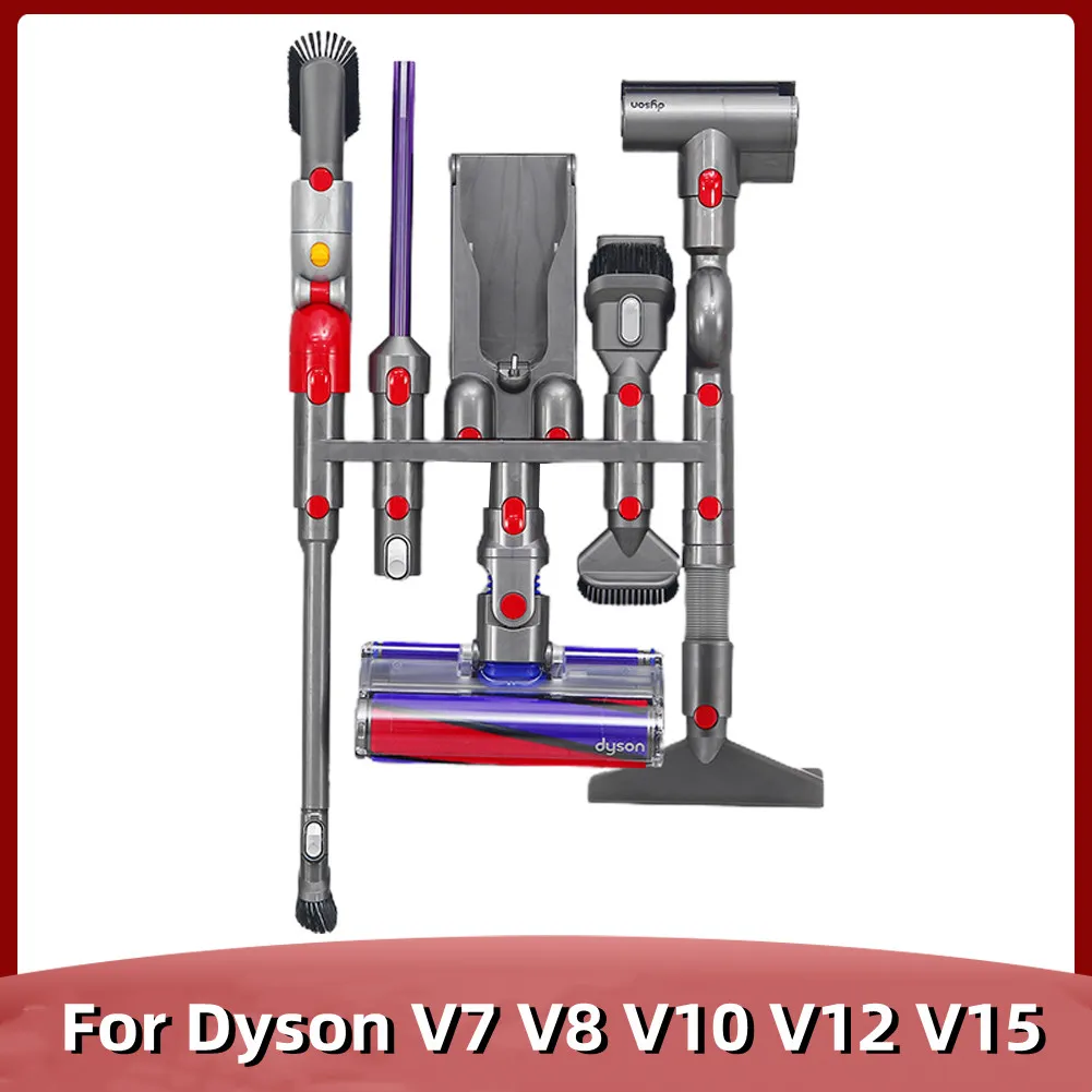 For Dyson V7 V8 V10 V11 V12 V15 Vacuum Cleaner Brush Holder Brush Nozzle Storage Bracket Stand Base Station Home Organizers