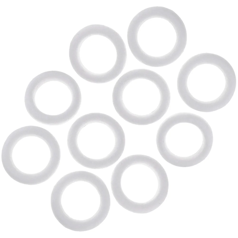 10 шт. круглая пена белый эмбрион рождественские поделки пустой дизайн пенопласт