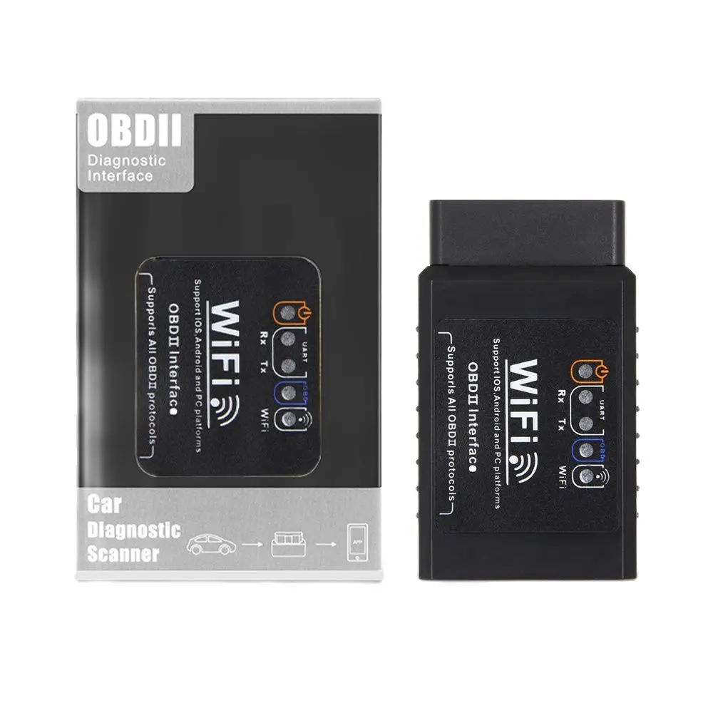 Elm327 V1.5 OBD2 Wi-Fi PIC18F25K80 Сканер Wi-Fi Odb2 для AndroidIOS ELM 327 V 1 5 OBD 2 OBD2 Адаптер Автомобильный диагностический инструмент (art.: 3920ccd58e136) - 3920ccd58e136