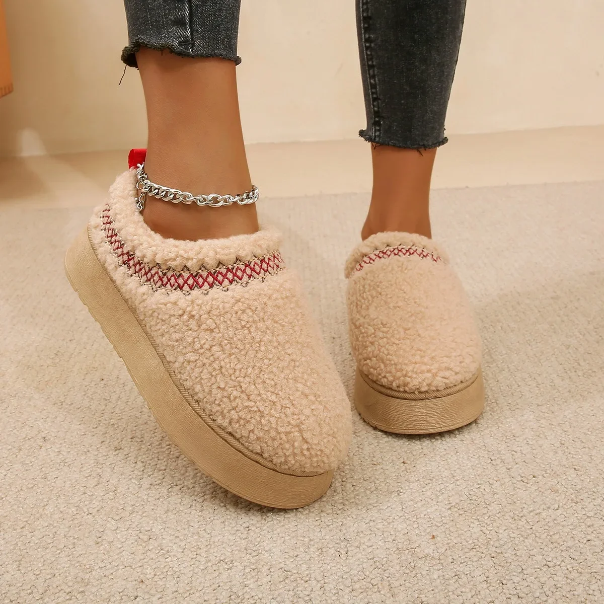 Зимняя обувь новинка 2024 женские зимние ботильоны на меху классические ультра