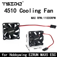 ysido 4510 3510 3010 2510 upgrade motor esc cooling fan for 18 110 rc car hobbywing ezrun max5 max6 max8 arrma blx esc