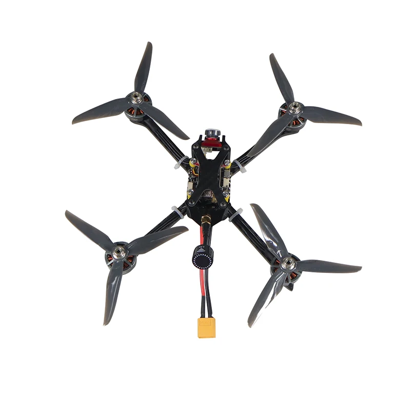 Drone DIY JS5 5inch 210m Frame Kit With 2306 2400KV Brusless Motor  3-4S Battery Flysky FS-i6 6CH Radio Transmitter FPV