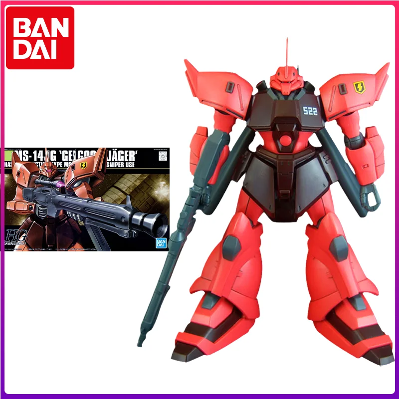 

Bandai Original Gundam Model Kit Anime Figure HGUC 1/144 MS-14J Gelgoog JAGER Action Figures Collectible Toys Gifts for Kids