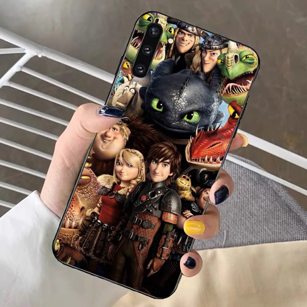 Lovely couple Toothless Fury Dragon Phone Case For Samsung Note 8 9 10 20 pro plus lite M 11 30 21 31 51 A 22 42 02 03