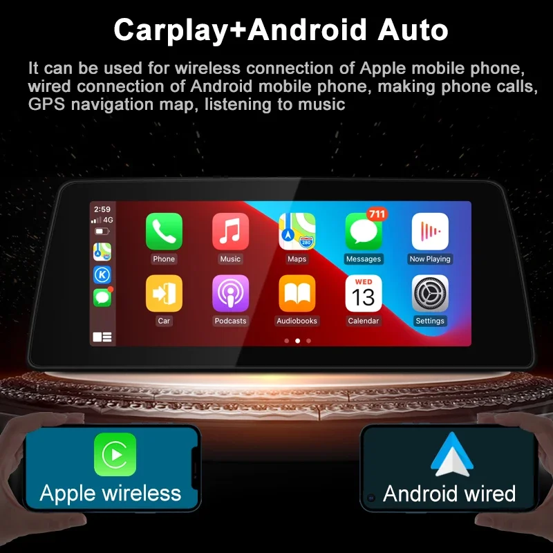 12 3 &quotCarplay DSP Android 13 0 8G + 256G 8Core GPS Автомобильный Радио плеер Wifi мультимедиа для BMW \ 4