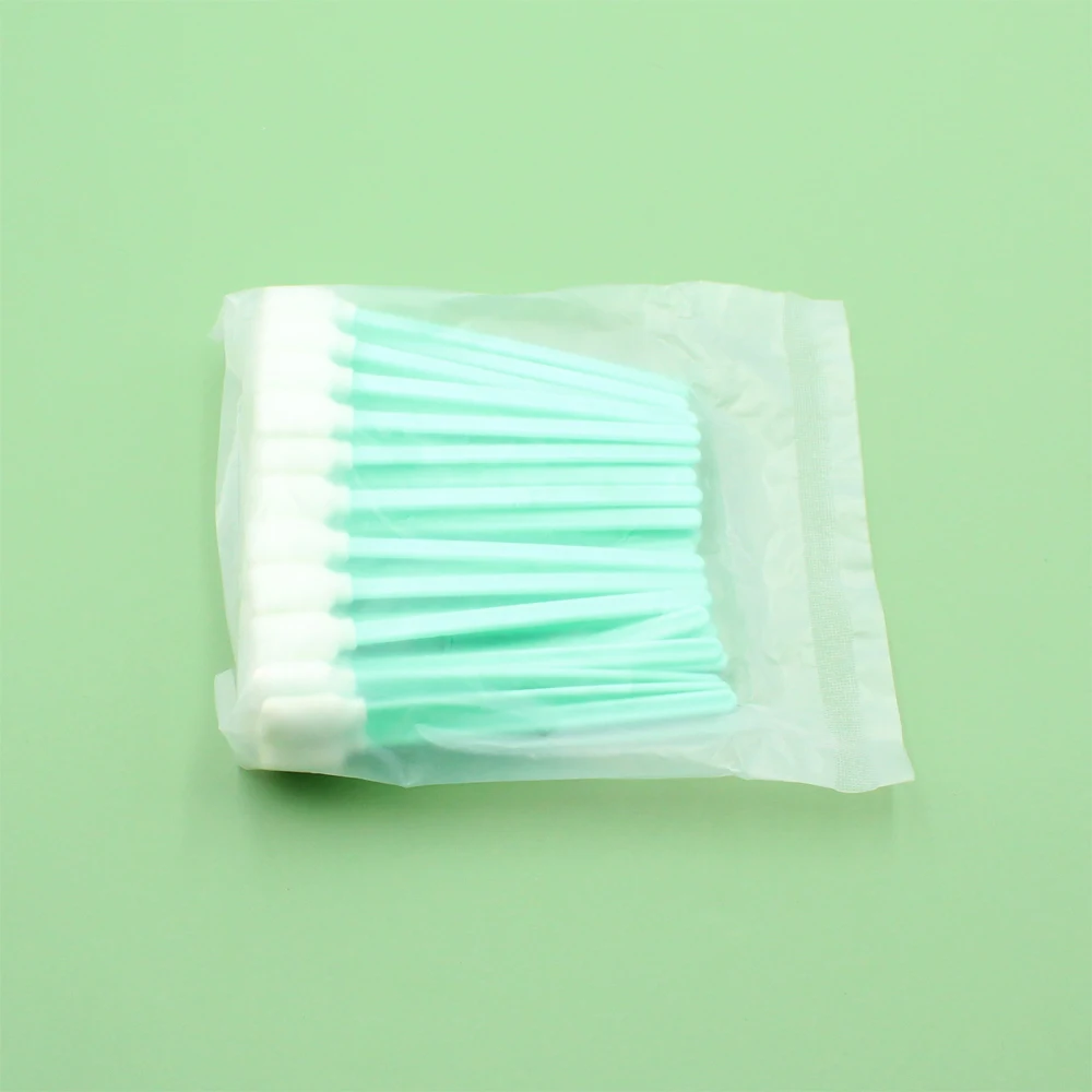 

200PCS Clean swab For Epson DX4 DX5 DX7 TX800 XP600 print head stick sponge foam tipped Miamki JV5 CJV150 JHF solvent UV printer