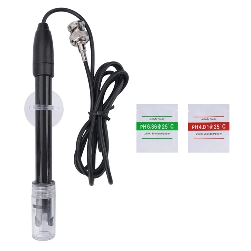 Substituição Sonda Aquário Hidropônico Laboratório Eletrodo Medidor de ph Potencial Teste Bnc q9 Conector ph