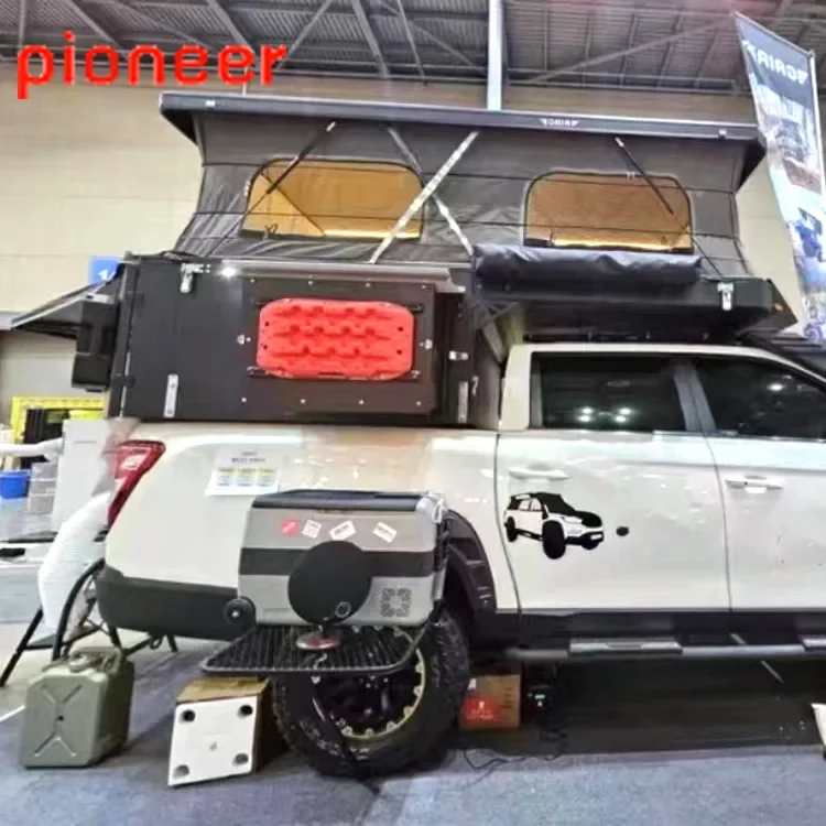 Роскошная внедорожная всплывающая палатка алюминиевый 4x4 пикап кемпер прицеп