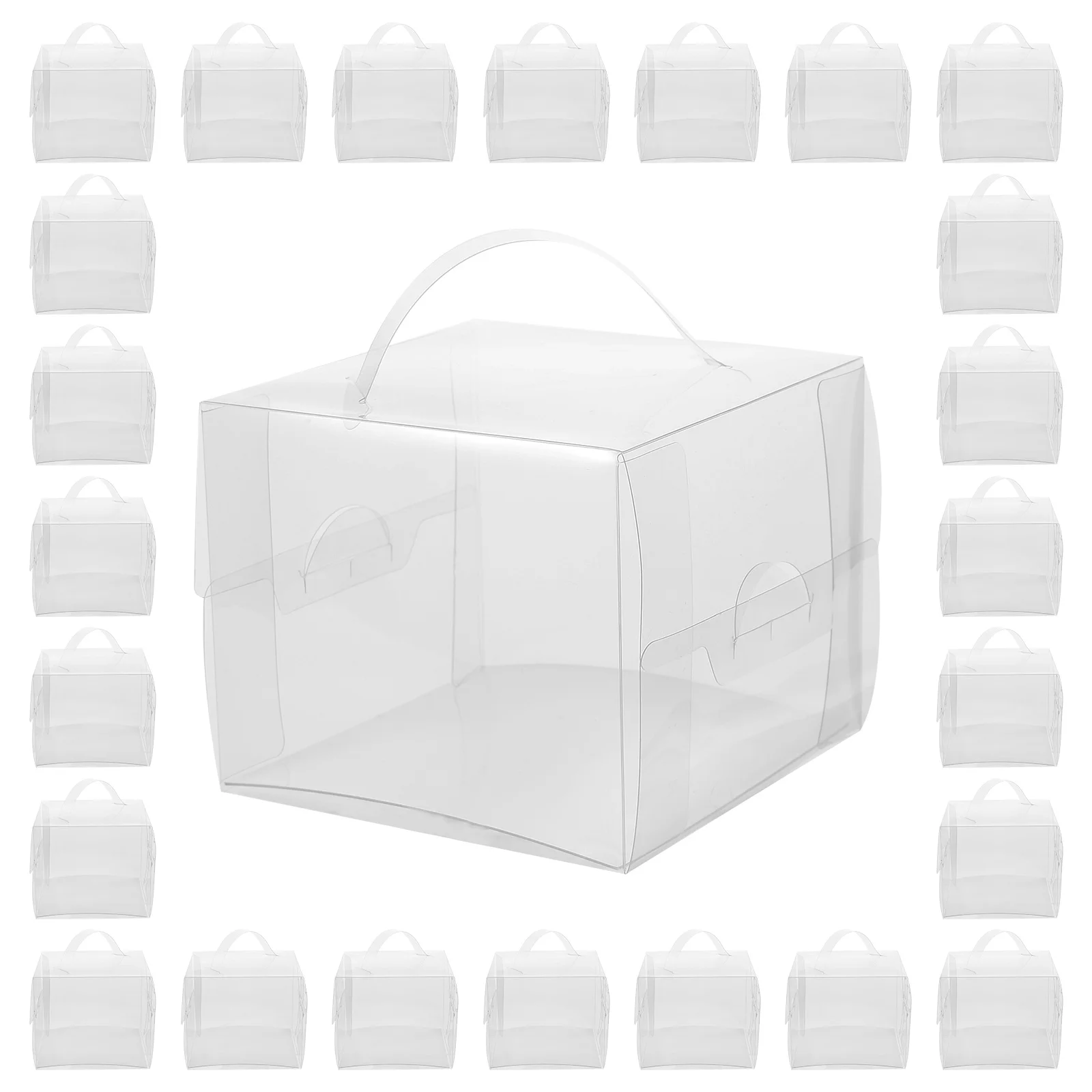 

Boxes Cake Treat Packaging Container Cupcake Box Gift Pastry Desserts Slice Pie Cases Containers Bread Macaron Wedding Carriers