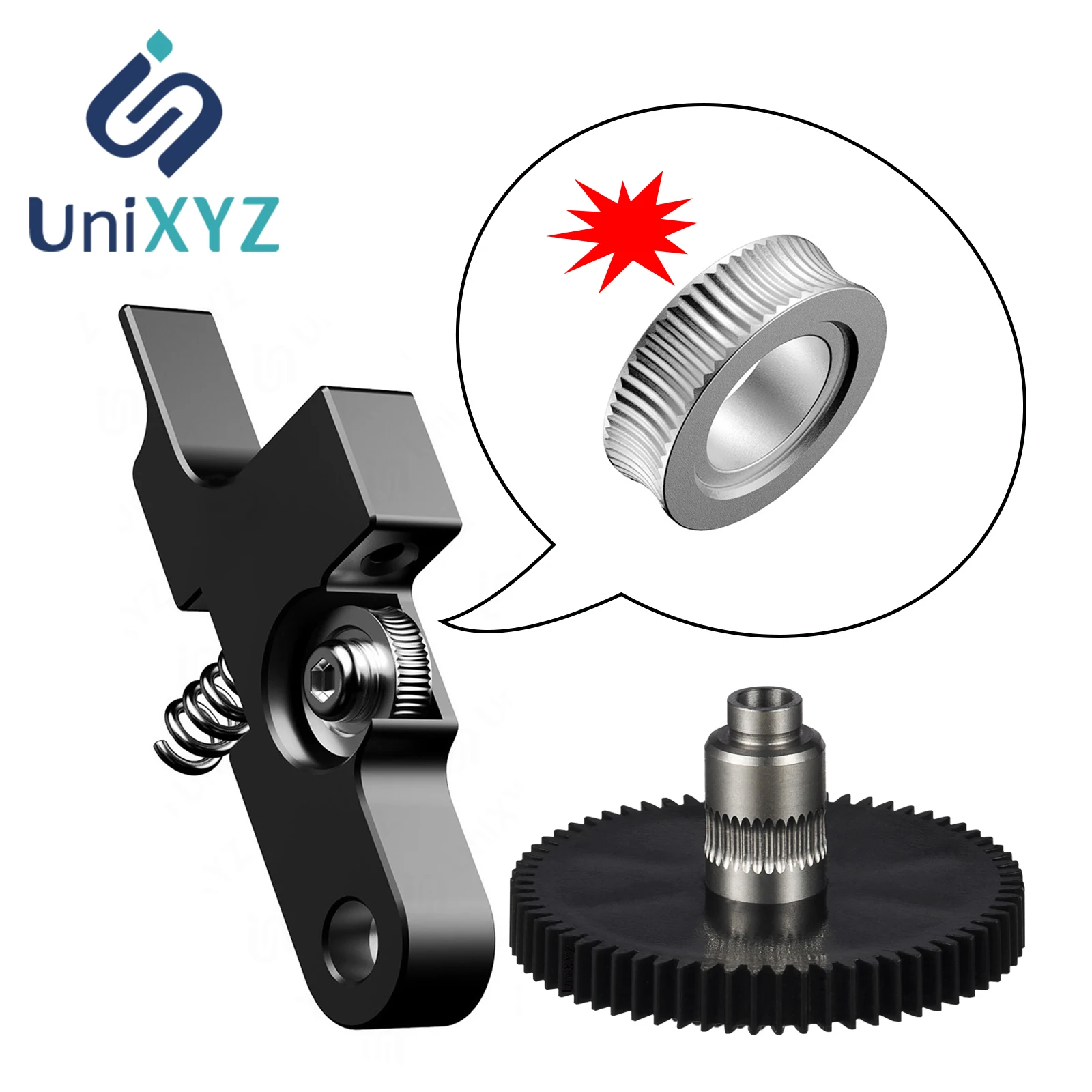 Titan Aero Metal Extruder Idler Arm Gear Con 66 Denti 1.75Mm Prusa I3 Ultimate Artillery Sidewinder X1 X2 Genius Extruder Parts