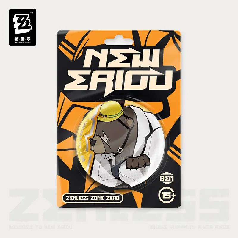 Фото MiHoYo оригинальный Zenless Zone Zero официальная серия Eridu Q версия значок Belobog Heavy Industries брошь аксессуары подарок для косплея №3