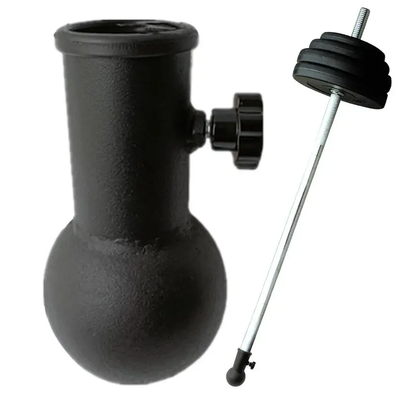 

Weightlifting Exercise Landmines Attachment for 2" Barbell Metal Ball Grip Press Rows Rotation Split Squats Workout Equipment