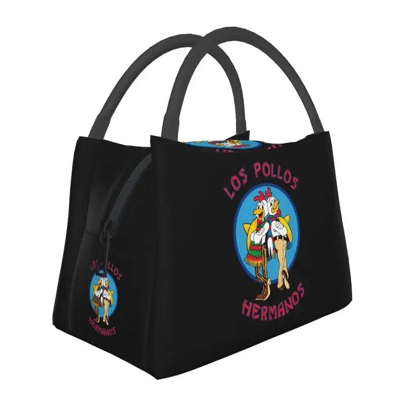 

Los Pollos Hermanos Breaking Bad Insulated Lunch Bag for Women The Chicken Brothers Cooler Thermal Bento Box Outdoor Camping