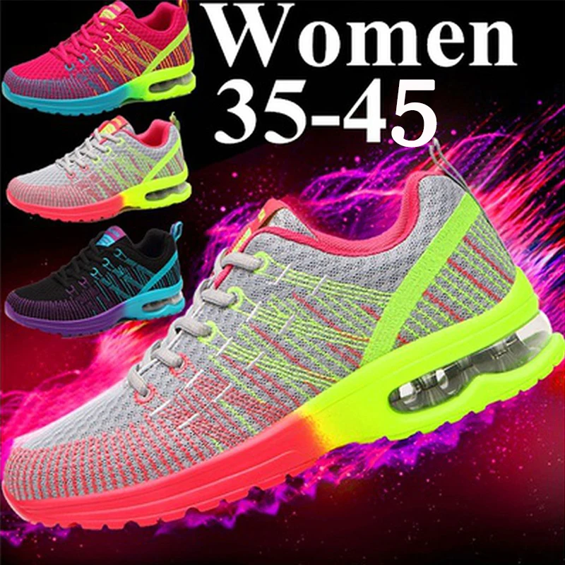 Ladies Sneakers Women Casual Shoes Fashion Breathable Walking Mesh Flat Shoes Sneakers Women 2022 Gym Vulcanized Tenis Feminino