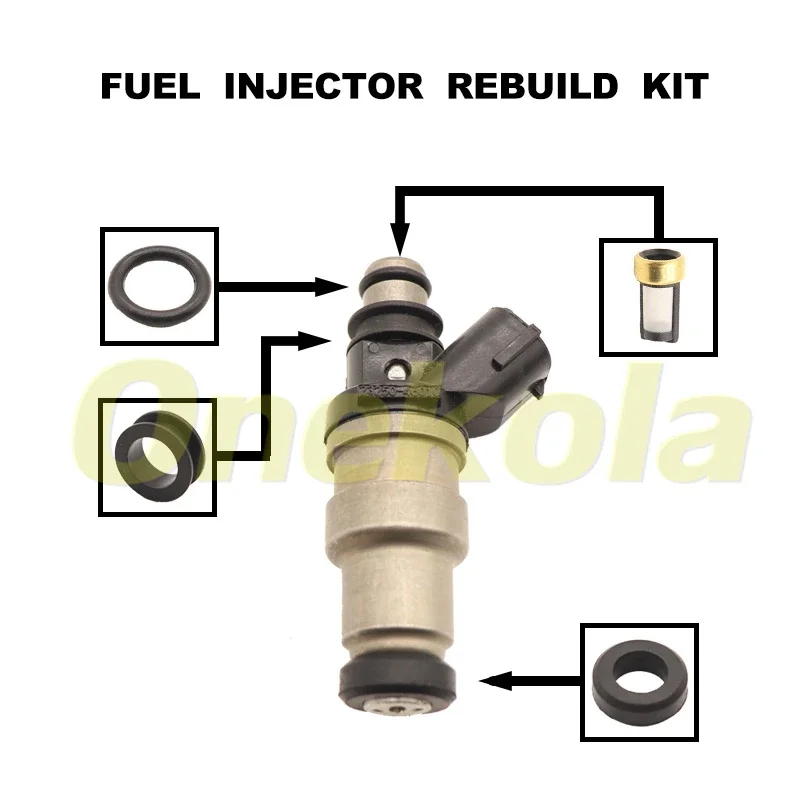Фото Fuel Injector Seal O-Ring Kit Seals Filters for TOYOTA CROWN MAJESTA GS151,JZS15,LS151,UZS15 23250-46010 №1