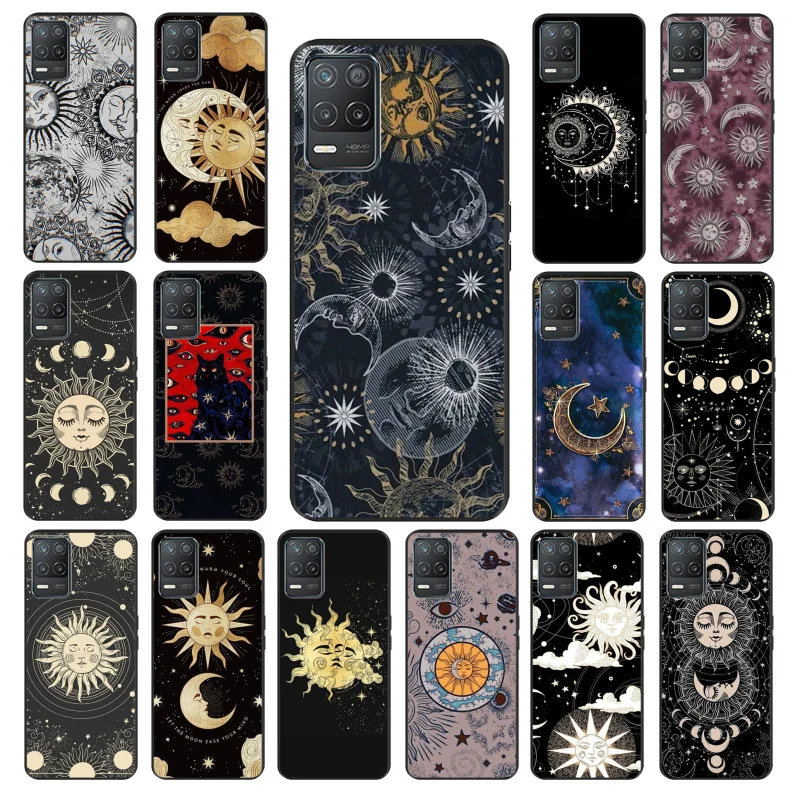 

Witches Sun Moon Tarot Case for OPPO Realme GT 2 Pro X2 Pro XT C25S 8 7 6 Pro 6i Realme GT Master C3 C21 C21Y C11 X3 SuperZoom
