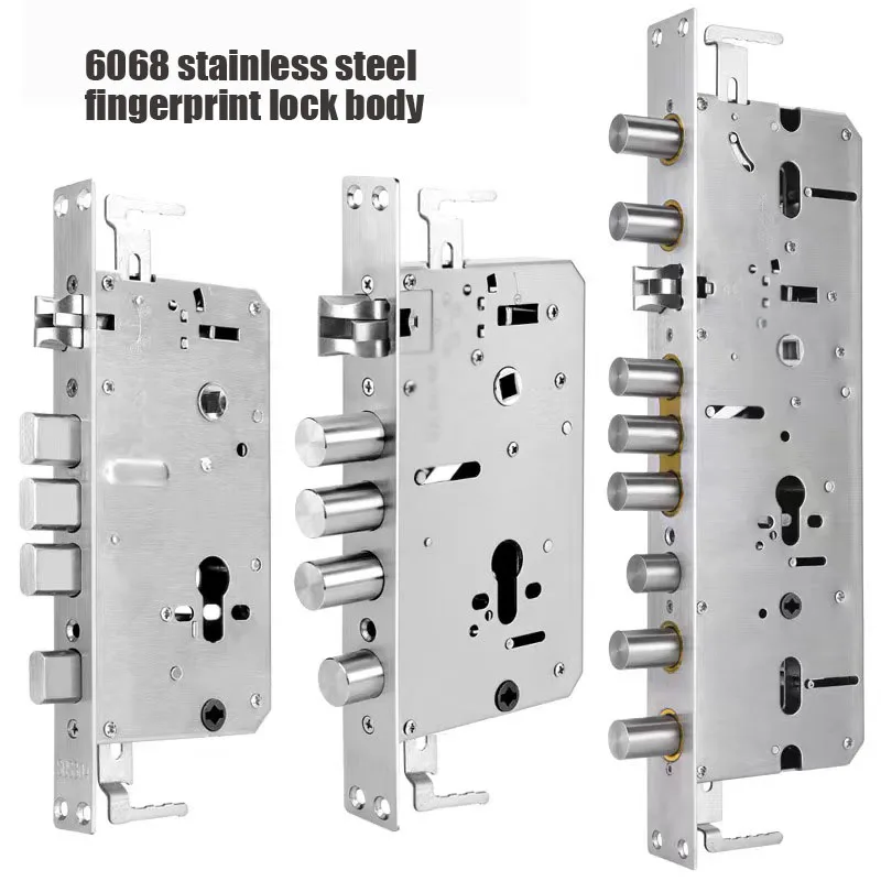 

6068 Security Door Stainless Steel Lock Body Pitch Size For Intelligent Fingerprint Lock Body/Cylinder Lock Accessories