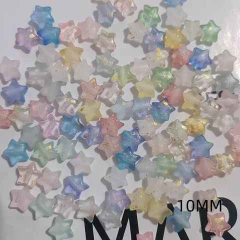 50 шт. градиентные акриловые бусины в форме сердца YoZuSmily