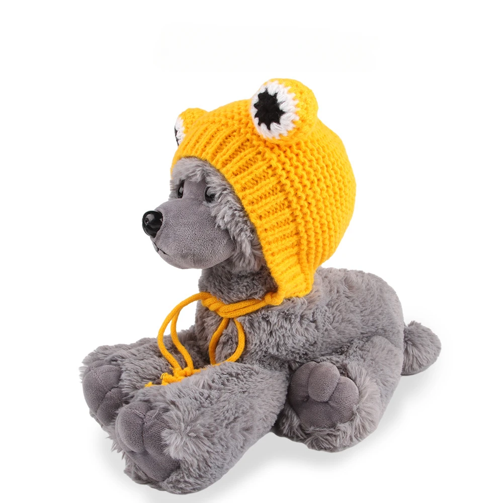 Милый парик с лягушкой и котом шляпа одежда для косплея кепка наряд щенка котенка