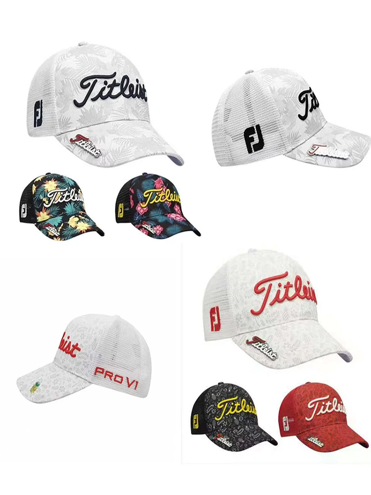 

2022 men and women Golf hat with mark baseball cap Sunshade and breathable baseball cap