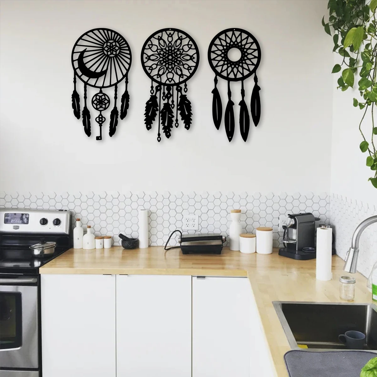 Украшение для стен в богемном стиле современное искусственное настенное