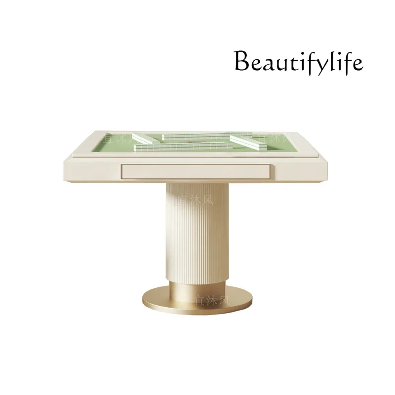 Светильник роскошный современный маджонг стол и стул Автоматическая вилла Досуг