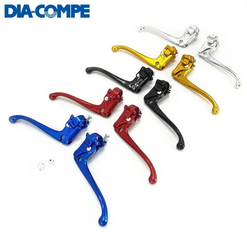 

City Bicycle Retro Bike Brake Lever 22.2mm V Brake Caliper Brake Lever Quick Release Hinged Installation DIA-COMPE Japan