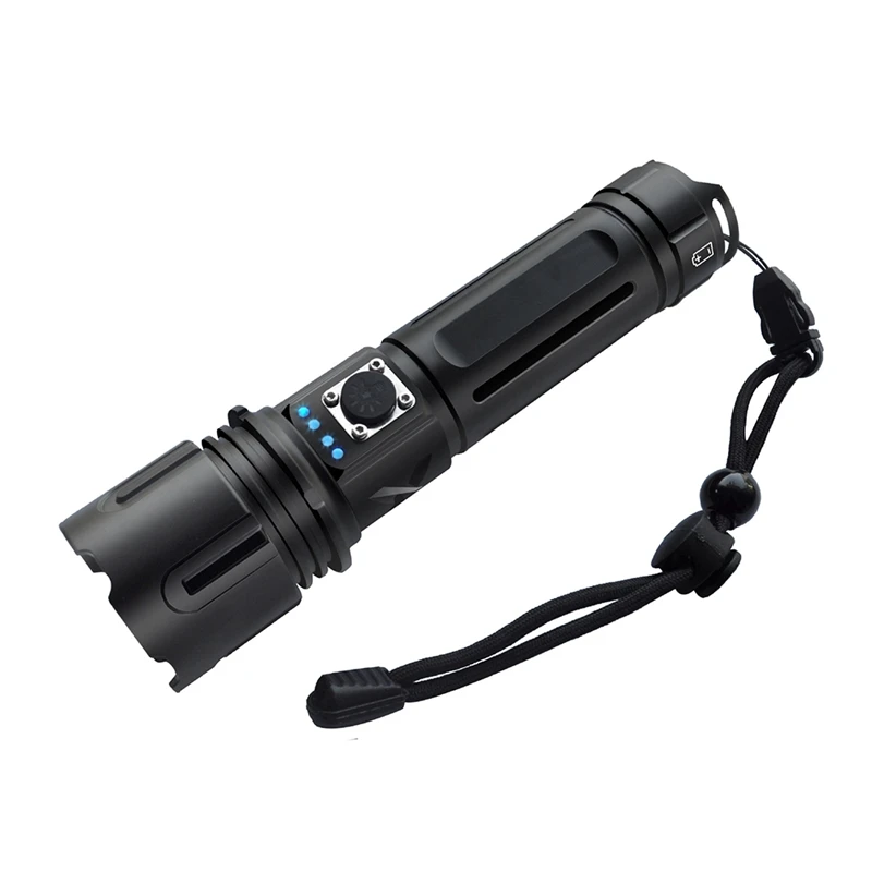 

Flashlights High Rechargeable LED Bright Battery Powered Flash Light For Emergency Camping Hiking Waterproof