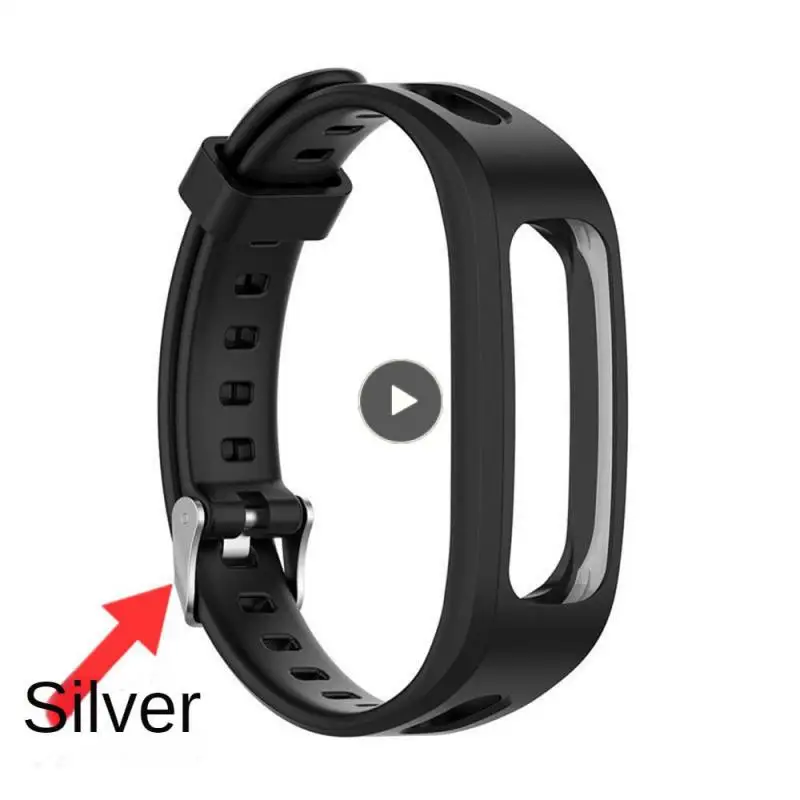

Wrist Straps Silica Gel Adjustable Wristband Anti-scratches Comfortable Durable Watch Strap 1 Pcs For Huawei Bracelet 3e Strap