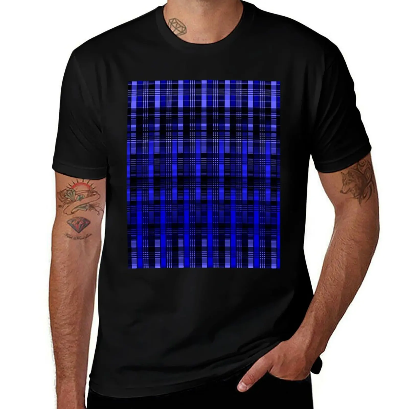 Фото Abstract, cobalt, blue, bright blue, popular T-Shirt man t shirts high quality luxury brand t shirt personalised T-Shirt №1