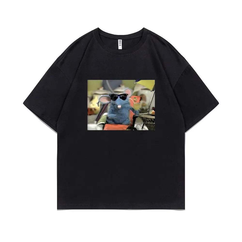

Funny Tutter Reaction Mouse Meme Graphic Tshirt Men's Cute Kawaii T Shirts Men Women Fashion Casual Streetwear Oversized T-shirt