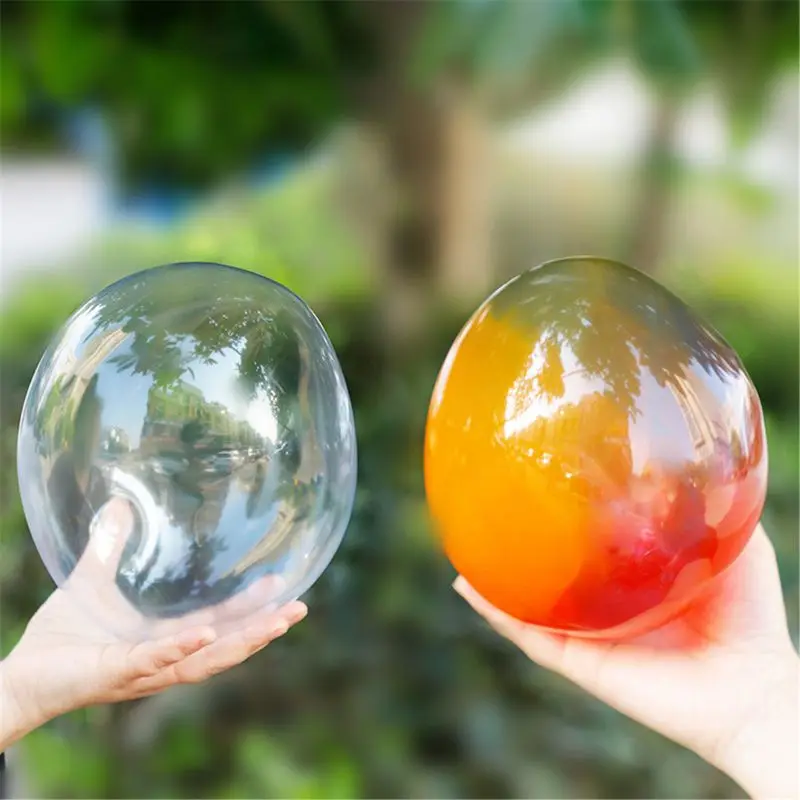 

Safe Magic Bubble Glue Toy Blowing Colorful Bubble Ball Plastic Balloon
