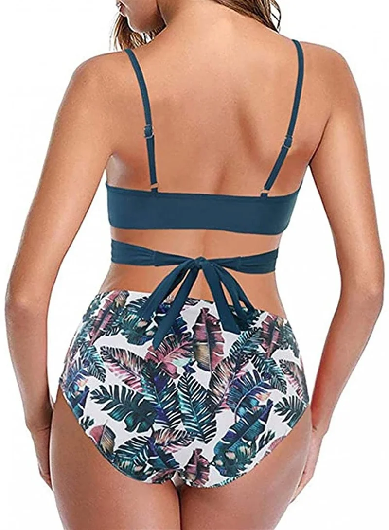 Сексуальный женский купальник бикини из двух предметов на бретельках купальный