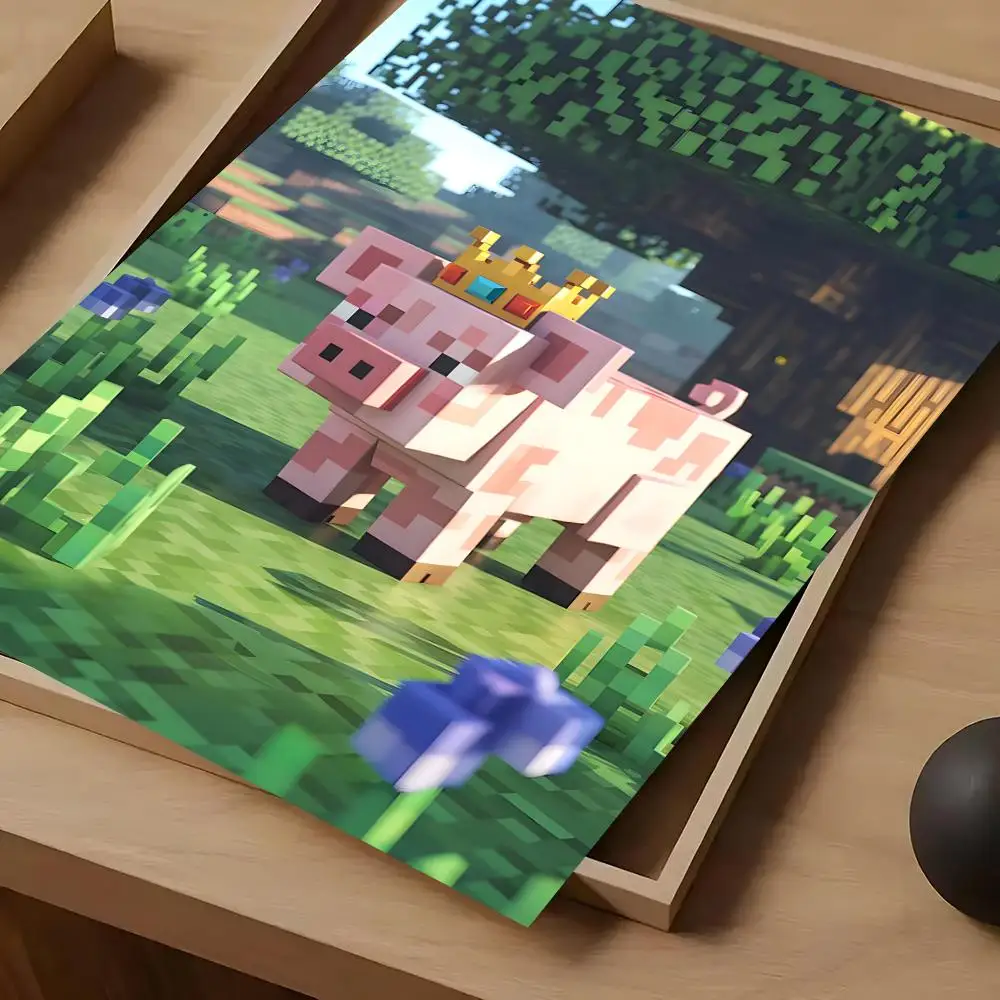 Постер Game Mine-c-crafts, самоклеящаяся художественная водонепроницаемая бумажная наклейка, декор для стен кофейни, бара, комнаты (art.: 3920dbcc65e13) - 3920dbcc65e13