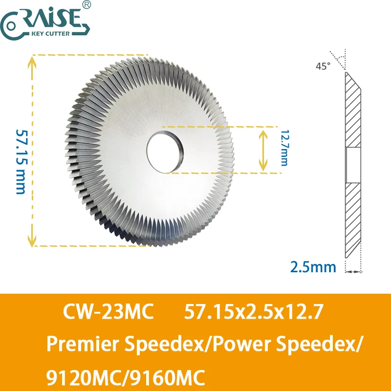 

Key Machine Cutter CW-23MC Compatible with Premier Speedex/ Power Speedex/9120MC/9160MC Key Cutting Machine Locksmith Tools