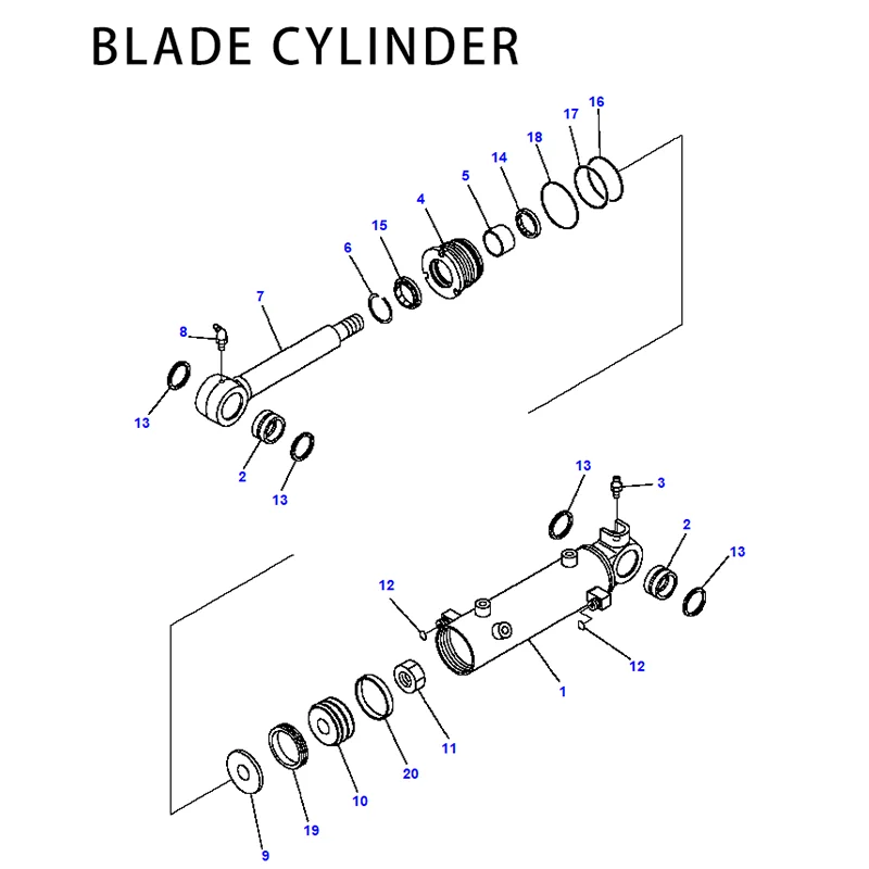 KOMATSU PC26MR-3 BOOM/ARM/BUCKET/BLADE/комплект поворотных цилиндров и основной клапан