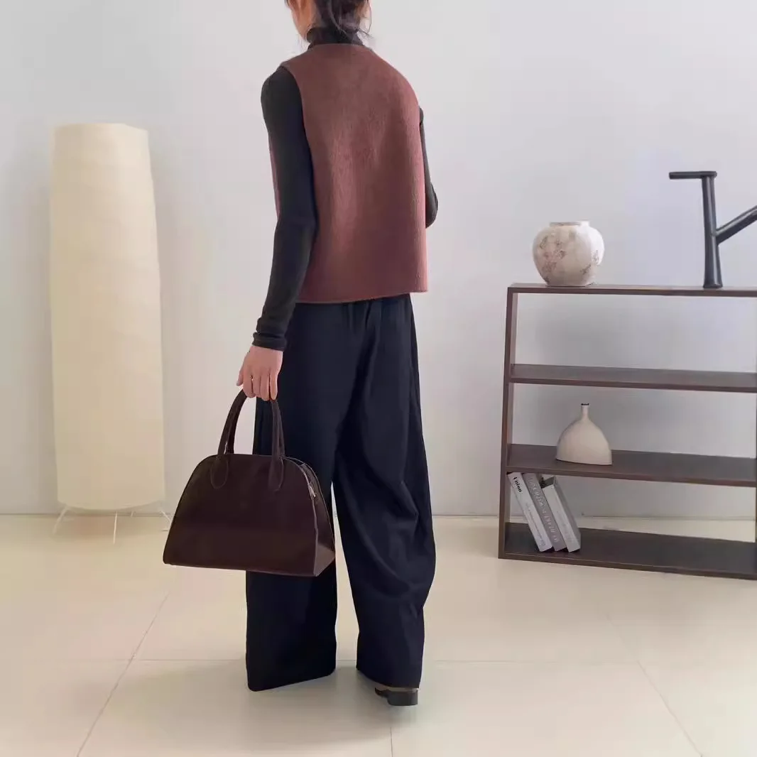 Осень/зима 2023 новое двустороннее кашемировое пальто из флиса яка высокого