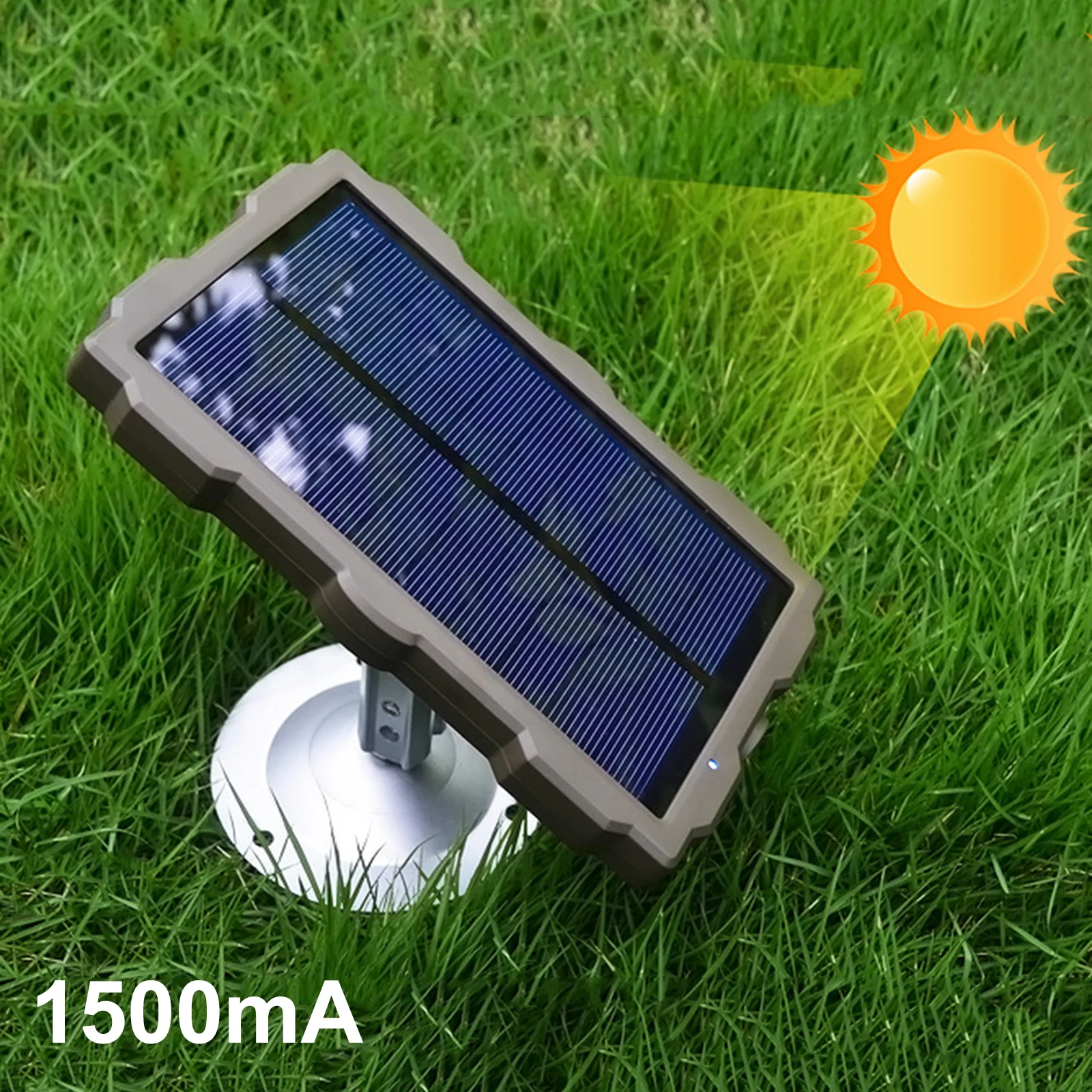 

Solar Panel Outdoor Photo Traps Hunting Camera Battery, External Battery Panel Power for H801 H885 H9 H3 H501 Wild Camera