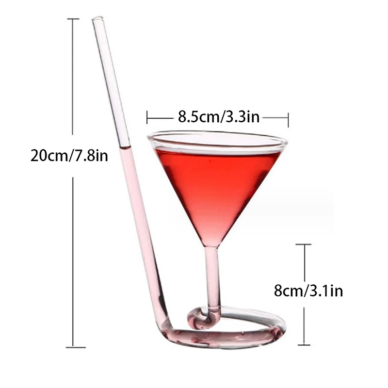Креативный забавный спиральный бокал для коктейля вращающийся мартини