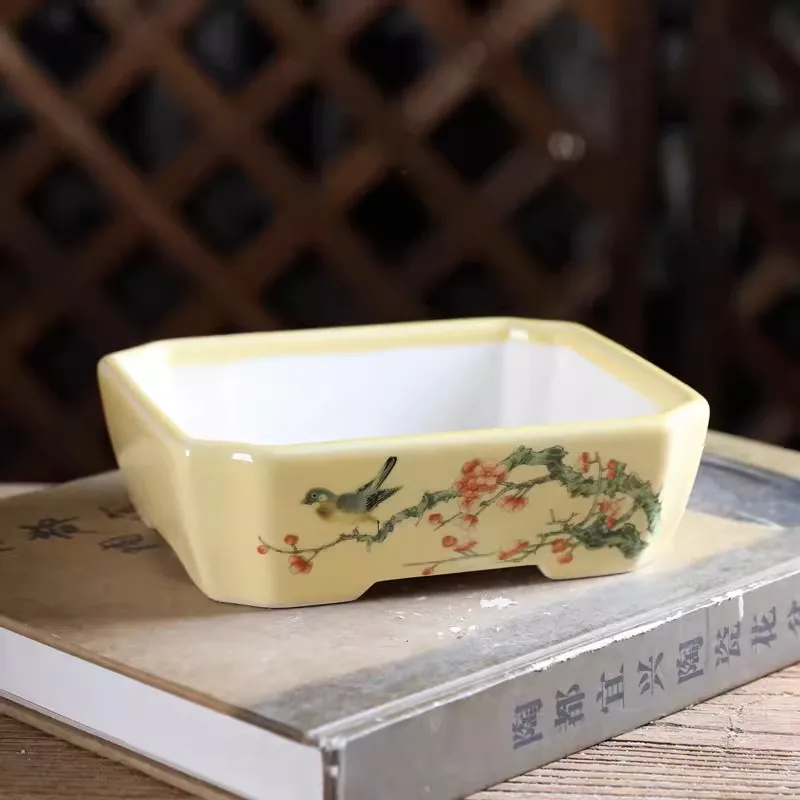 

Китайская фарфоровая ваза для бонсай