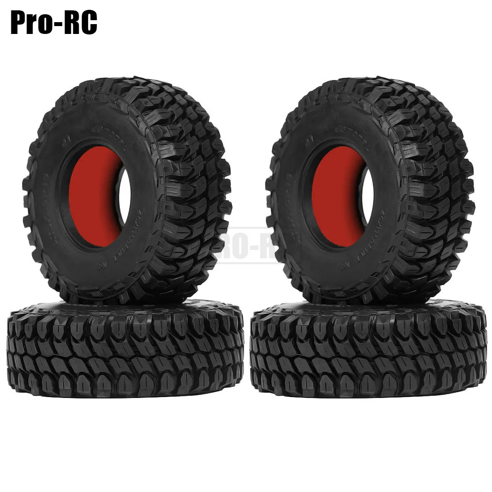 

4Pcs 1.9" 110MM Climb Rubber Wheel Tyre Tires for RC Crawler Car 1/10 Axial SCX10 II 90046 TF2 Tamiya CC01 Traxxas TRX4 TRX6