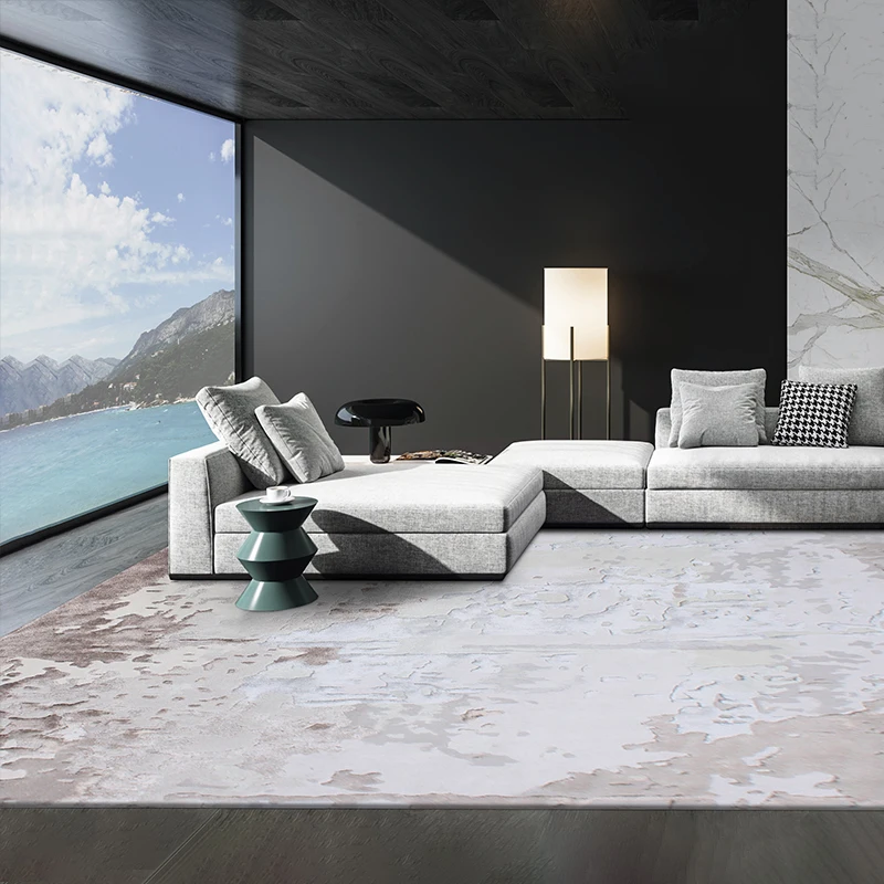 

Living Room Carpet Non-slip Large Area Rug American Type Abstract Carpet Rug for Bedroom Home Decor Bedroom Bedside Rug Door Mat