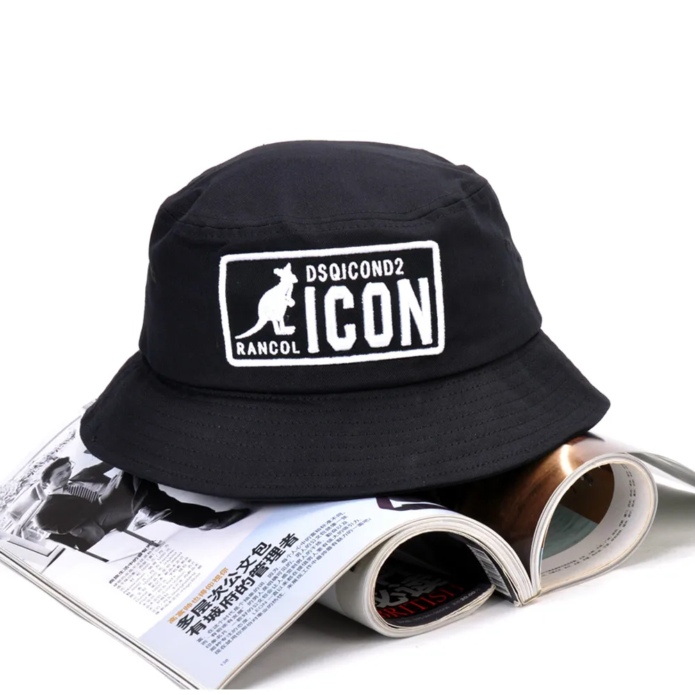 DSQICOND2 Summer  Fisherman Hat ICON Letter Baseball Caps for Mens Women Outdoor DSQ Animal Kangaroo Snapback Hip Hop Dad Hat