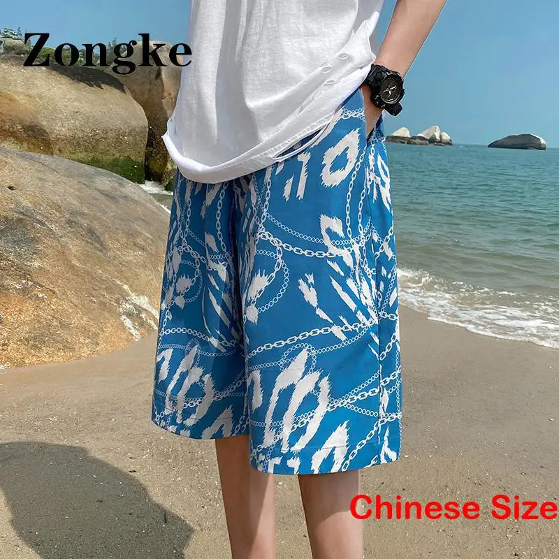

Zongke Geometry Knee Length Shorts Men Clothings Mens Clothing Korean Streetwear Male Clothes Sports Sportswear 5XL 2023 Summer